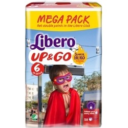Подгузники (памперсы) Libero Up and Go Hero Collection 6 / 58 pcs