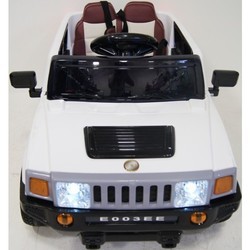 Детский электромобиль RiverToys Hummer E003EE (белый)