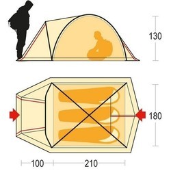Палатка Ferrino Tenere 4