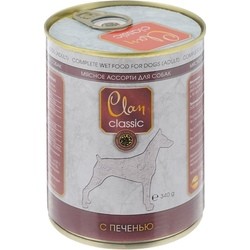 Корм для собак Clan Classic Adult Canned Liver 0.34 kg