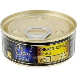 Корм для собак Clan De File Adult Canned Chicken 0.1 kg