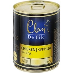 Корм для собак Clan De File Adult Canned Chicken 0.34 kg