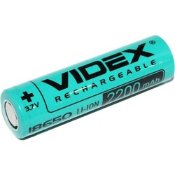 Аккумуляторная батарейка Videx 1x18650 2200 mAh