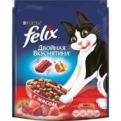 Корм для кошек Felix Adult Double Yummy with Meat 0.3 kg