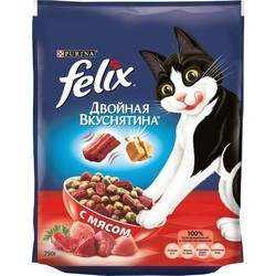Корм для кошек Felix Adult Double Yummy with Meat 0.75 kg