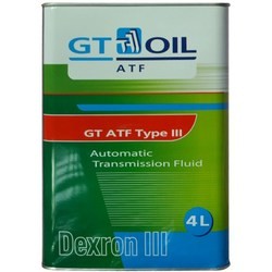 Трансмиссионное масло GT OIL ATF Type III 4L