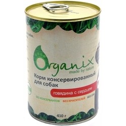 Корм для собак ORGANIX Adult Canned with Beef/Heart 0.41 kg