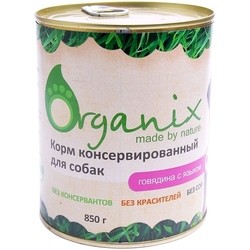 Корм для собак ORGANIX Adult Canned with Beef/Tongue 0.85 kg