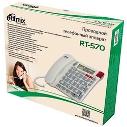 Проводной телефон Ritmix RT-570 (слоновая кость)