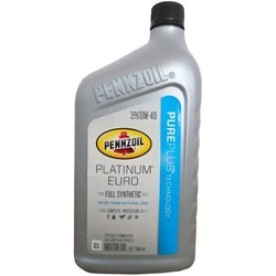 Моторное масло Pennzoil Platinum Euro 0W-40 1L