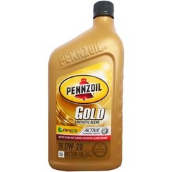 Моторное масло Pennzoil Gold Synthetic Blend 0W-20 1L