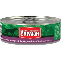 Корм для собак Chetveronogij Gurman Adult Dog Cold Cuts Beef/Stomach 0.1 kg