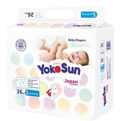 Подгузники Yokosun Diapers S / 26 pcs