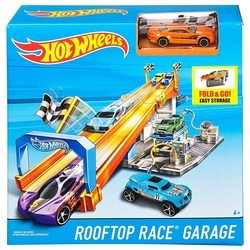 Автотрек / железная дорога Hot Wheels Rooftop Race Garage