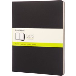 Блокноты Moleskine Set of 3 Plain Cahier Journals XXL Black