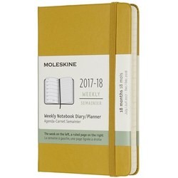Ежедневник Moleskine 18 months Weekly Planner Pocket Yellow