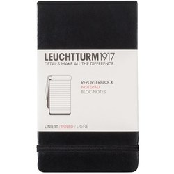 Блокнот Leuchtturm1917 Ruled Reporter Notebook Black