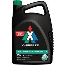 Охлаждающая жидкость X-FREEZE Antifreeze Green 11 5L