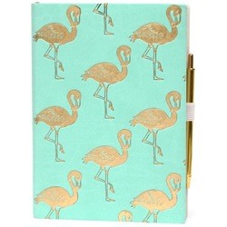 Ежедневник inTempo Tropical Gold Flamingo Turquoise