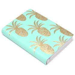 Ежедневник inTempo Tropical Gold Pineapples Red
