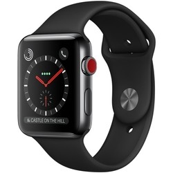 Носимый гаджет Apple Watch 3 42 mm Cellular (серый)