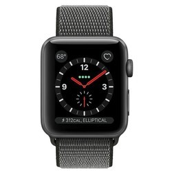 Носимый гаджет Apple Watch 3 Aluminum 42 mm (серый)