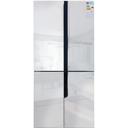 Холодильник Ginzzu NFK-500 Glass (золотистый)
