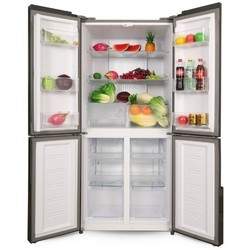 Холодильник Ginzzu NFK-500 Glass (черный)
