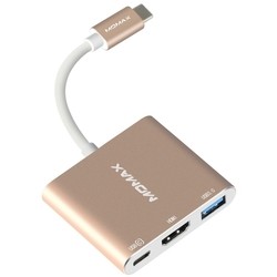 Картридер/USB-хаб Momax Elite Type C Multimedia Hub