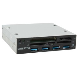 Картридер/USB-хаб Chieftec CRD-801H