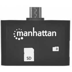 Картридер/USB-хаб MANHATTAN imPORT SD