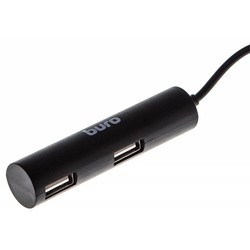 Картридер/USB-хаб Buro BU-HUB4-0.5R-U2.0