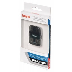 Картридер/USB-хаб Buro BU-CR-110