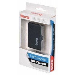Картридер/USB-хаб Buro BU-CR-151