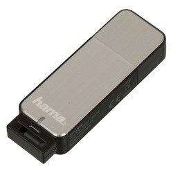 Картридер/USB-хаб Hama H-123900 (серебристый)