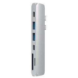 Картридер/USB-хаб Satechi Aluminum Type-C Pro Hub (серебристый)