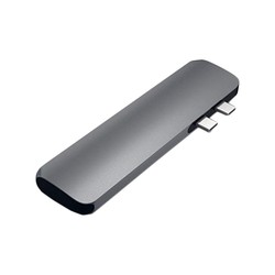 Картридер/USB-хаб Satechi Aluminum Type-C Pro Hub (серый)