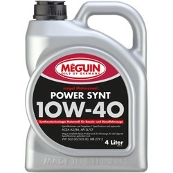 Моторные масла Meguin Power Synt 10W-40 4L