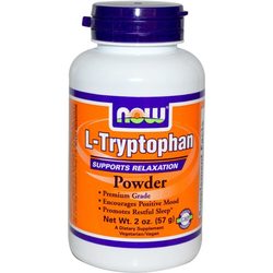 Аминокислоты Now L-Tryptophan Powder