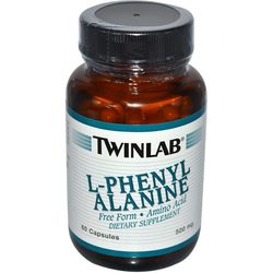 Аминокислоты Twinlab L-Phenylalanine 60 cap