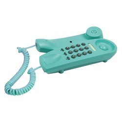 Проводной телефон Ritmix RT-005 (бирюзовый)