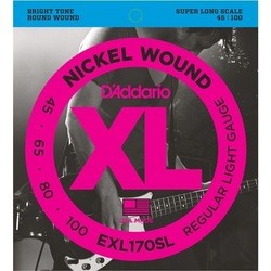 Струны DAddario XL Nickel Wound Bass SL 45-100