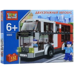 Конструктор Gorod Masterov Double-Decker Bus 5502