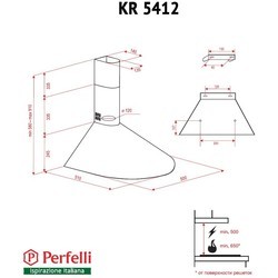 Вытяжка Perfelli KR 5412 I LED