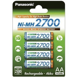 Аккумуляторная батарейка Panasonic High Capacity 4xAA 2700 mAh