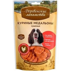 Корм для собак Derevenskie Lakomstva Delicacy Chicken Medallions 0.1 kg