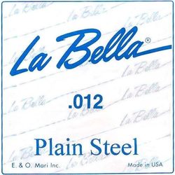Струны La Bella Single Plain Steel 12