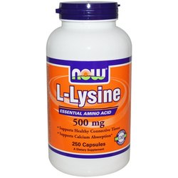 Аминокислоты Now L-Lysine 500 mg 100 cap
