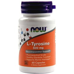 Аминокислоты Now L-Tyrosine 500 mg 60 cap