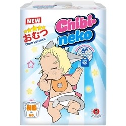Подгузники Maneki Chibi Neko Diapers NB / 60 pcs